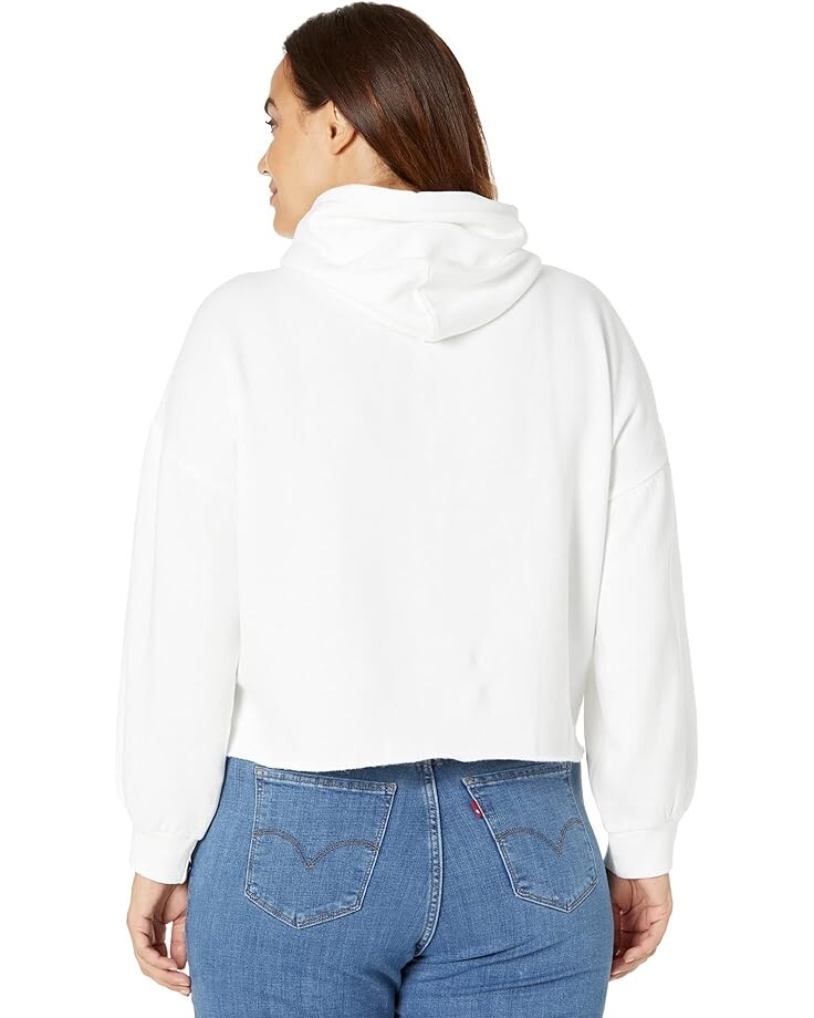 

Худи Levi's Plus Cropped Prism Hoodie, цвет Happy Strawberry White