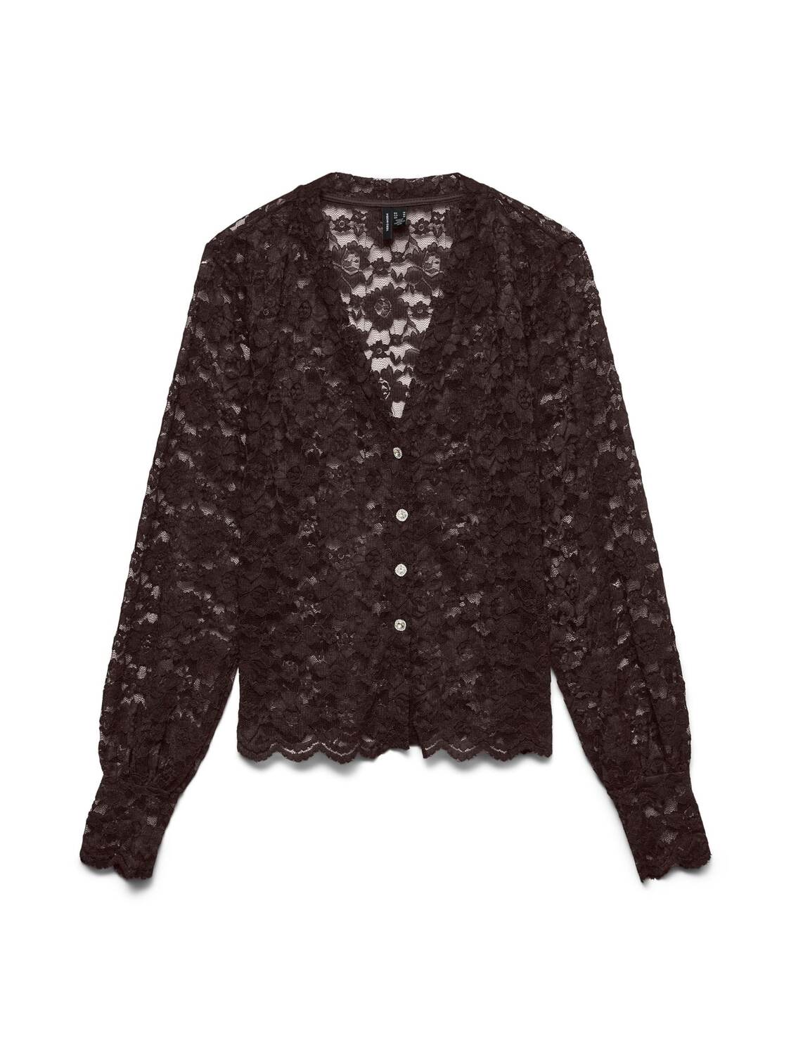 

VERO MODA Блузка 'VMDea' в темно-коричневом цвете