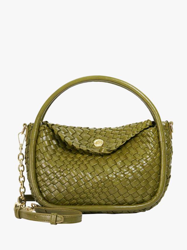 

Dinideliberate плетеная мини-сумка Dune London, Green