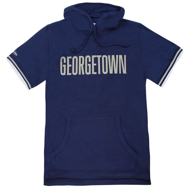 

Мужская толстовка с капюшоном Mitchell & Ness Georgetown NBA French Terry Mitchell And Ness, синий