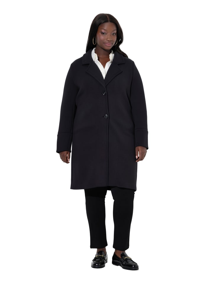 

Ulla Popken Черное пальто