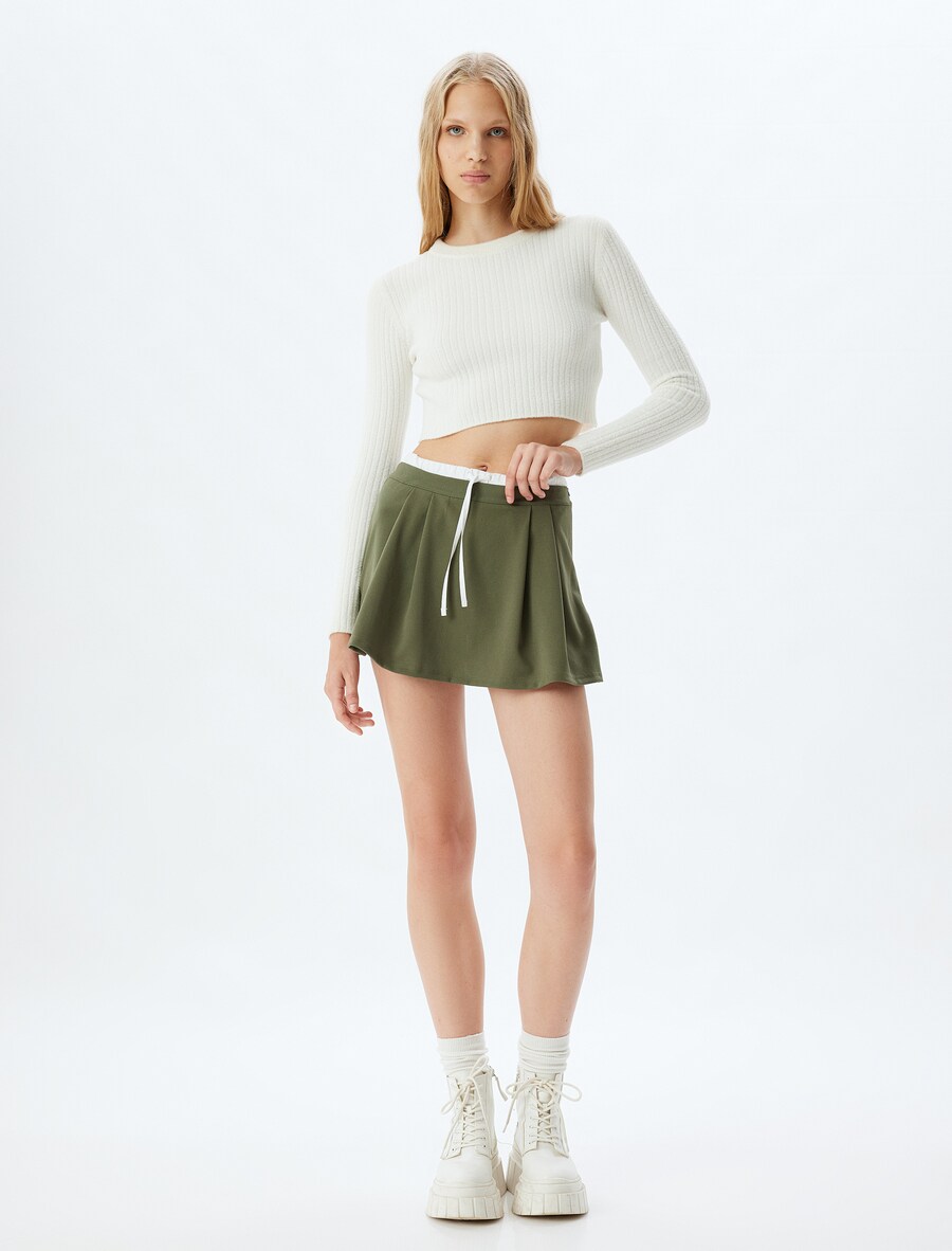 

Мини юбка Koton, Khaki