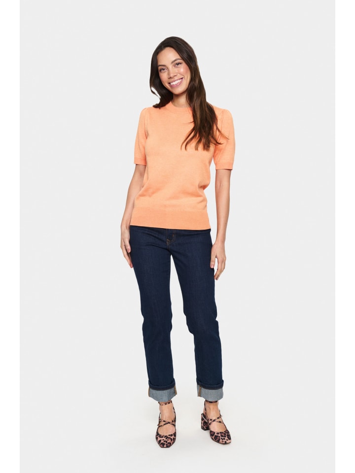 

Классический вязаный свитер MilaSZ в цвете Райская птица SAINT TROPEZ