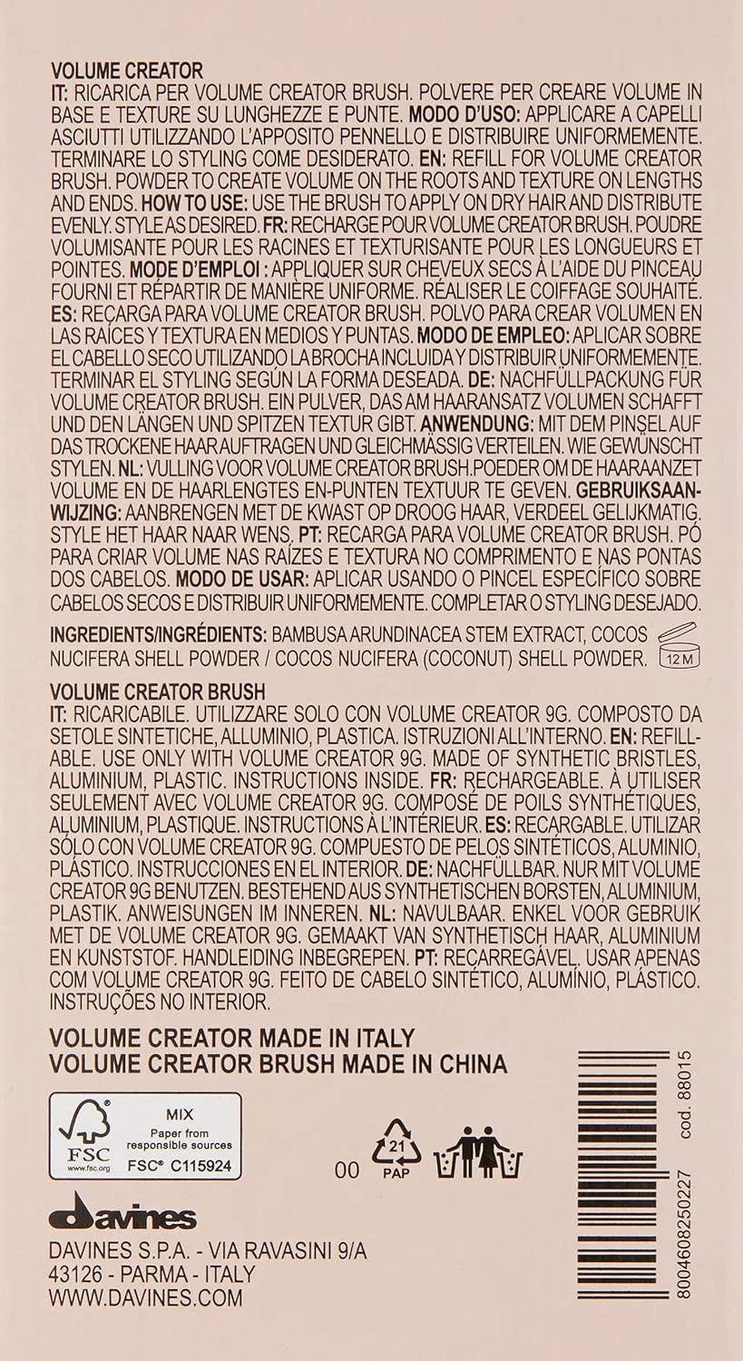 Средство для придания объема «YHA Volume Creator» от Davines ‎Davines — фото 3