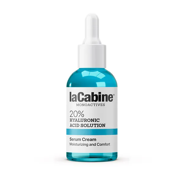 

Крем-сыворотка 2 в 1 с гиалуроновой кислотой 20% Hyaluronic Acid Solution Lacabine, 30 ml