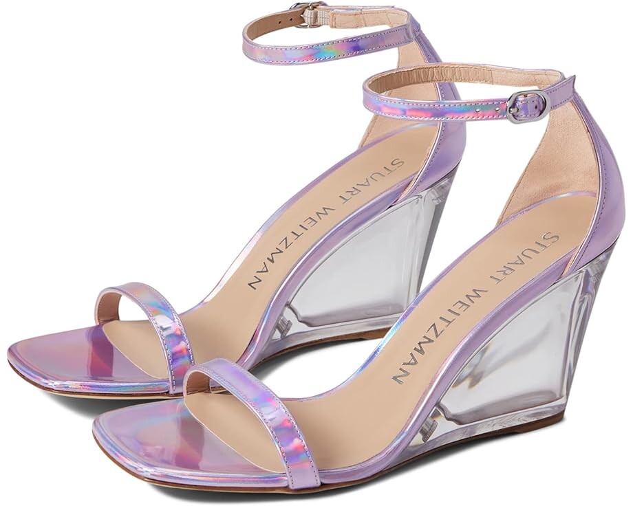 

Туфли Stuart Weitzman Nudistlucite 85 Wedge, цвет Amatista