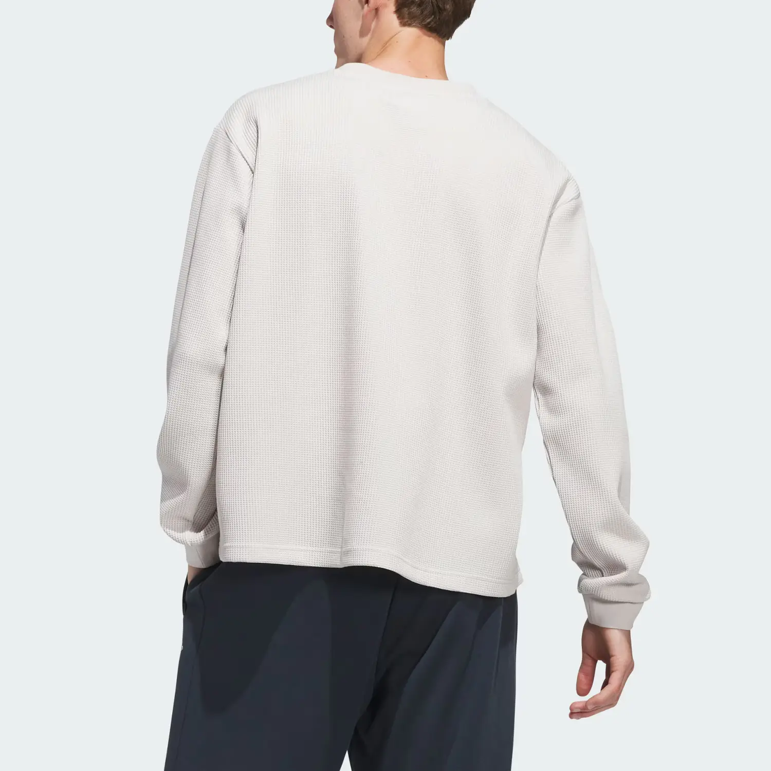 Футболка Hoop York City Waffle Top Unisex Adidas Originals, Mica Powder — фото 3