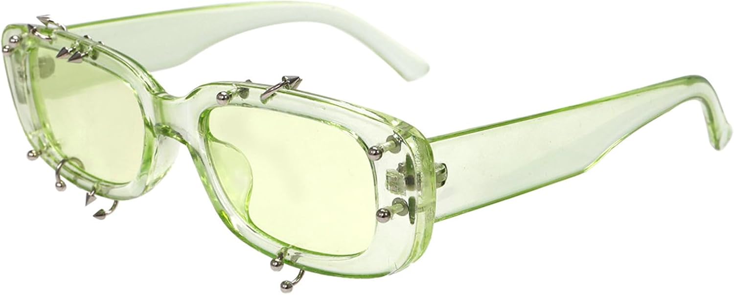 

Солнцезащитные очки Willochra в винтажном квадратном стиле для женщин и мужчин, классические солнцезащитные очки с заклепками, солнцезащитные очки UV400, модные прямоугольные солнцезащитные очки, C2