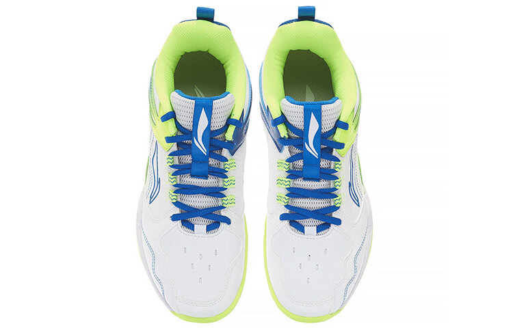 Кроссовки LINING Sound Waves Badminton Shoes Unisex Low-top Standard White/pale Blue — фото 4