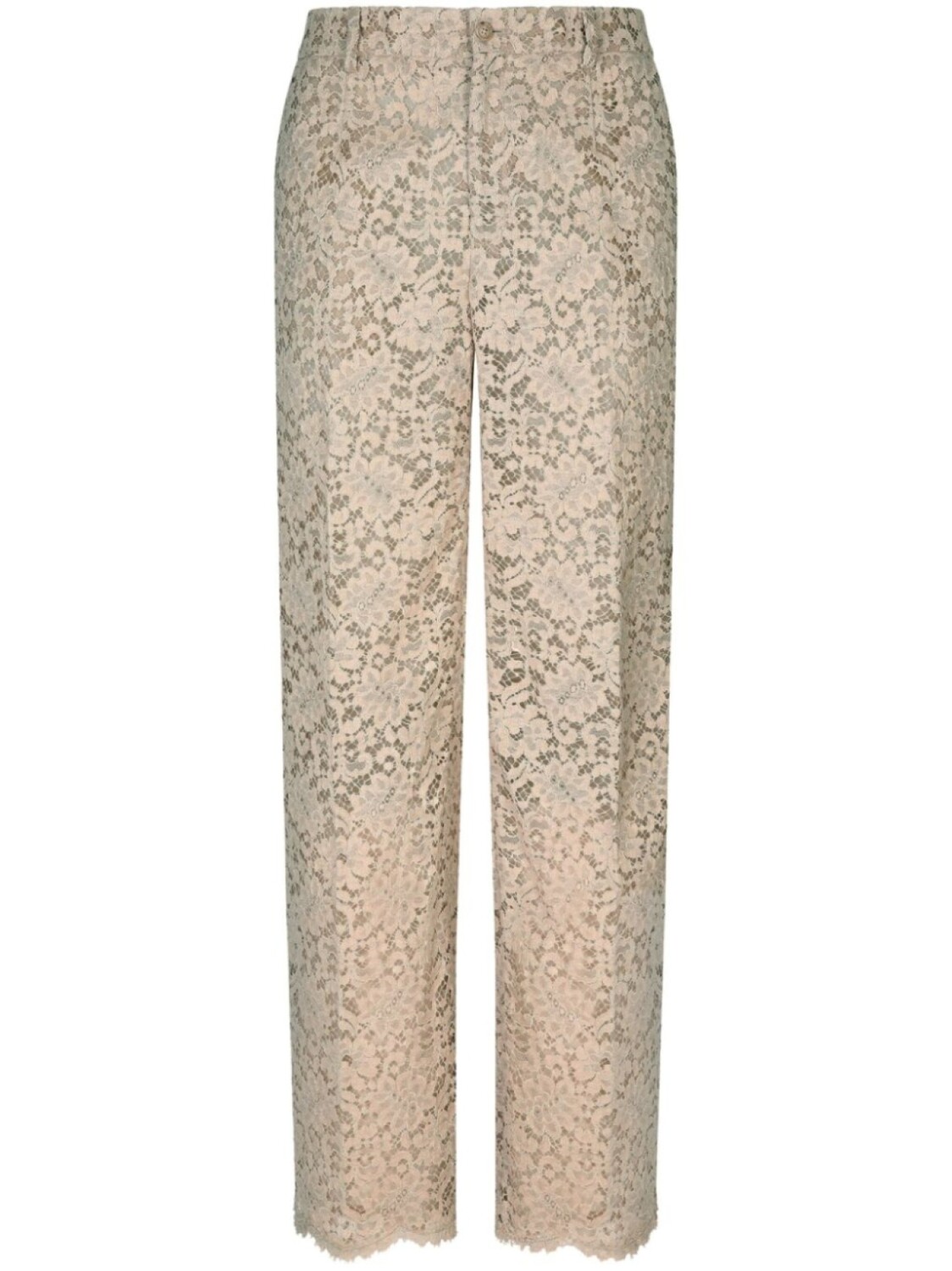 

Dolce & Gabbana зауженные брюки из кружева, нейтральный цвет