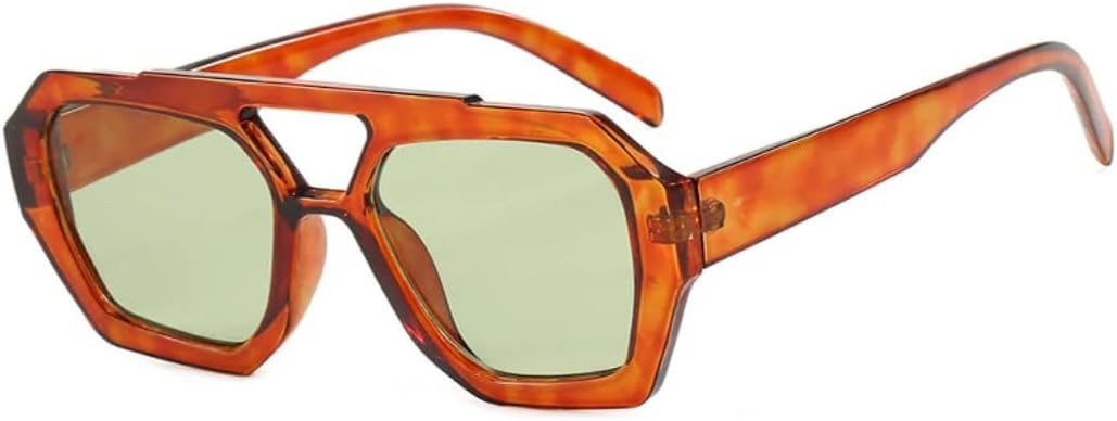 

Солнцезащитные очки с защитой UV400 | Двойные перемычки, леопардовый коричневый градиент | для женщин и мужчин, для занятий спортом на открытом воздухе и вождения DSVIGF, Leopard Green