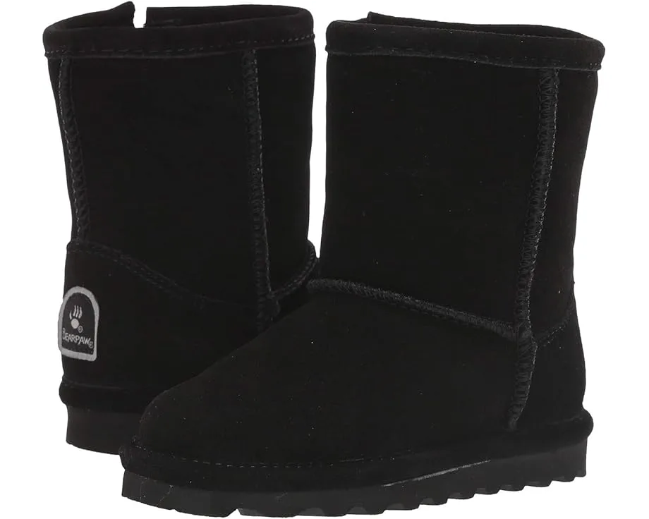 Ботинки Bearpaw Kids Elle Zipper (Toddler/Little Kid), Black II