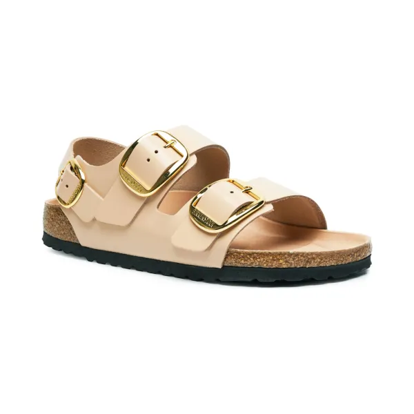 

Босоножки Lena из кожи Birkenstock, бежевый