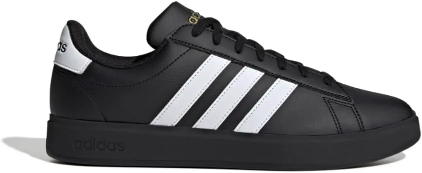 Мужские кроссовки Adidas Grand Court 2.0, черный/белый/металлик — фото 3