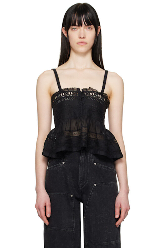 

Черная майка Denys Isabel Marant Etoile