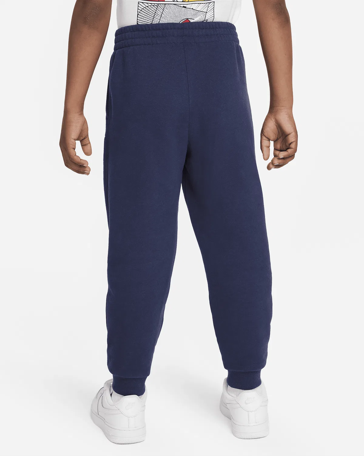 Детская флисовая кофта Nike Sportswear Club Fleece на молнии, Midnight Navy — фото 2