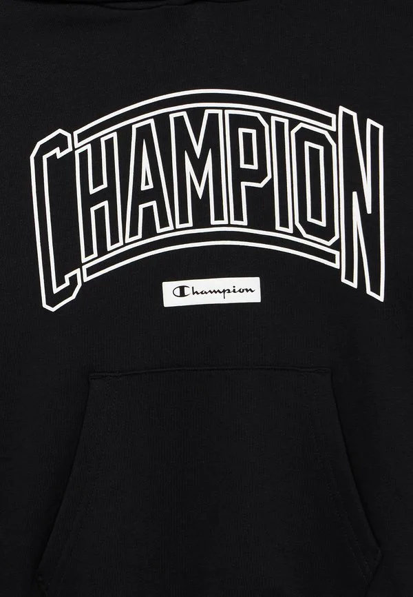 Толстовка с большим логотипом колледжа Champion, Black — фото 3