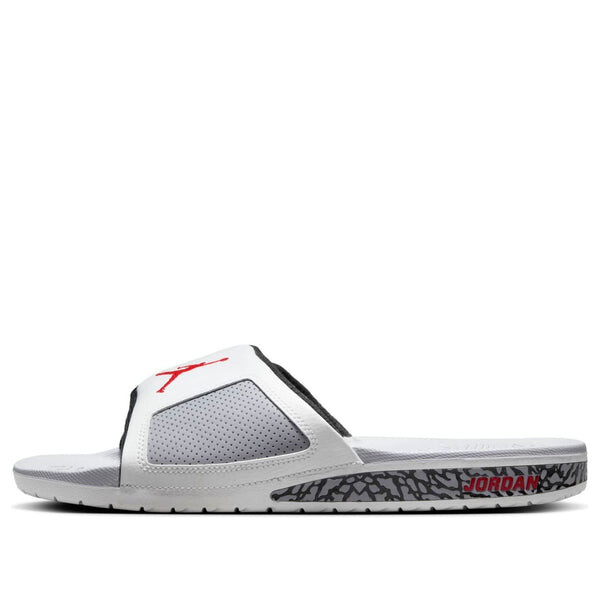 

Тапочки hydro 3 retro slide 'white cement' Air Jordan, белый