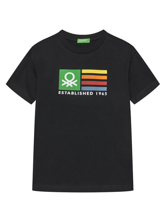 

Футболка обычного кроя 3I1XC10N3 United Colors Of Benetton, черный