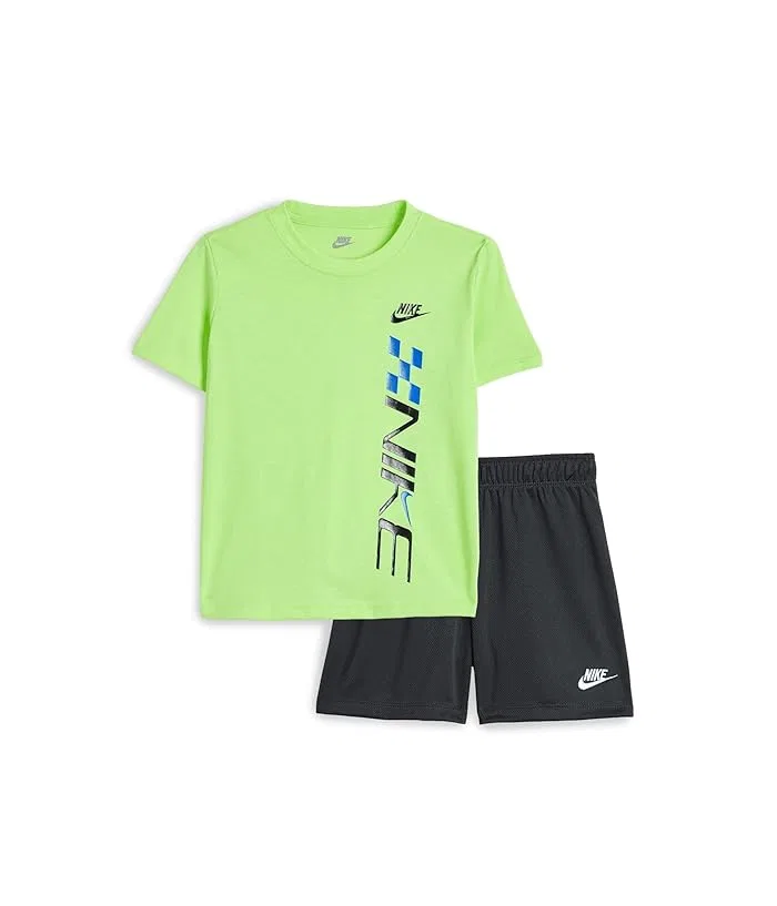 Спортивный набор для мальчиков Victory Lap Mesh Shorts Set Nike Kids, Dark Smoke Grey