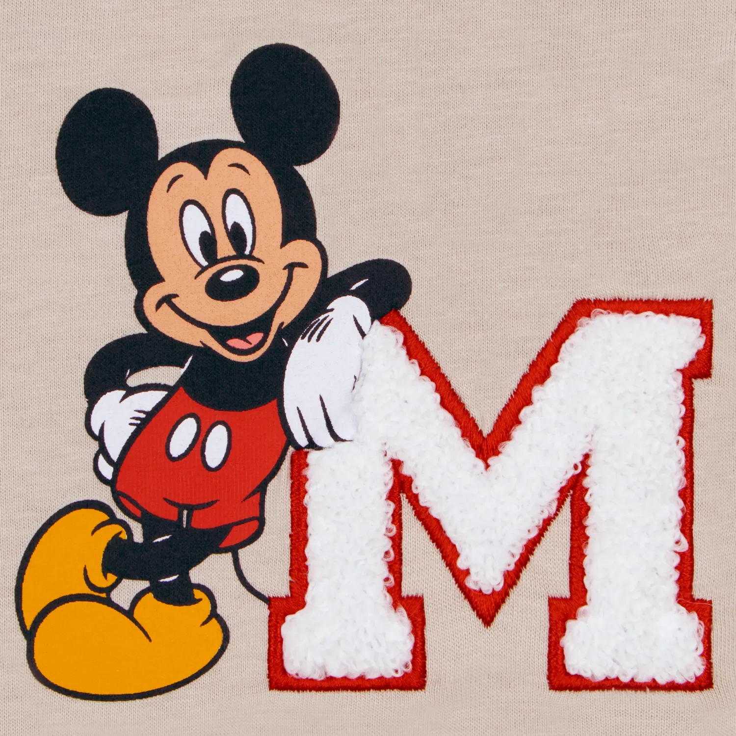 Детская футболка Mickey And Friends с длинным рукавом Disney, бежевый — фото 4