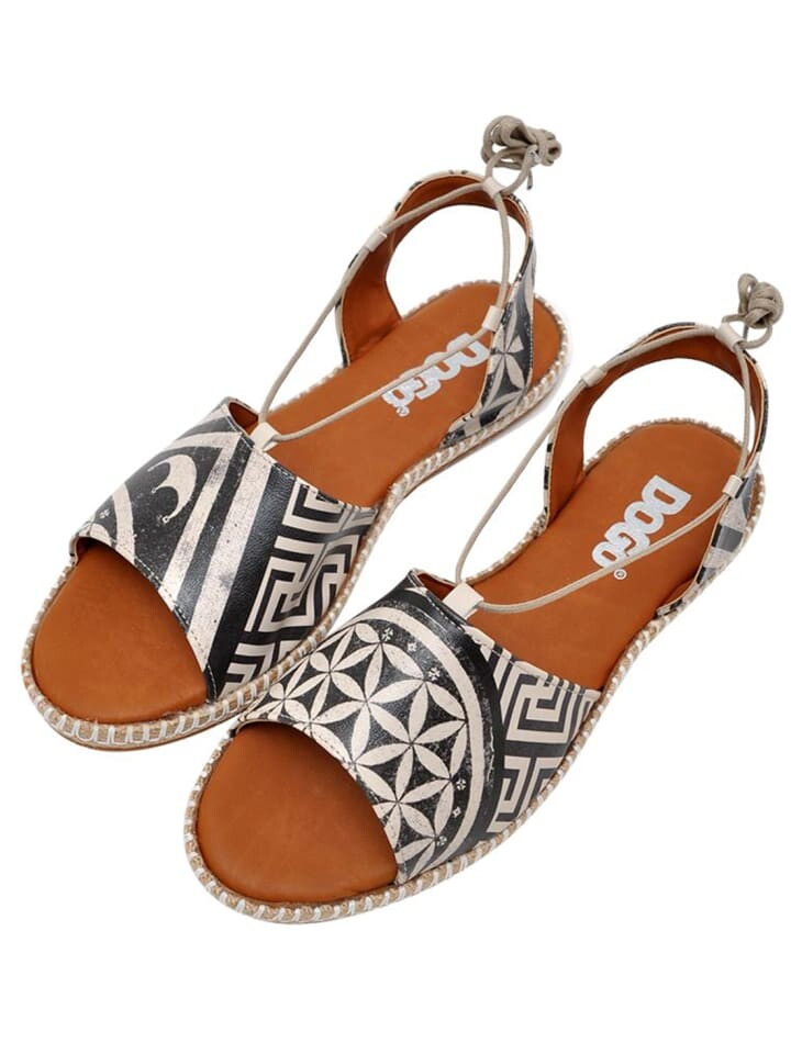 Сандалии на плоской подошве Dogo Hazel Sandalen - Mosaics, бежевый — фото 2