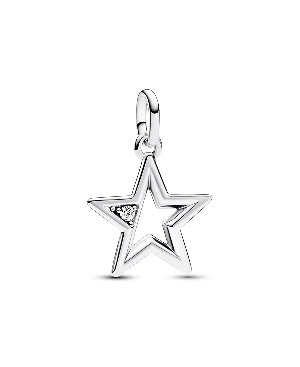 

Подвеска-Медальон со звездой из кубического циркония Pandora, clear