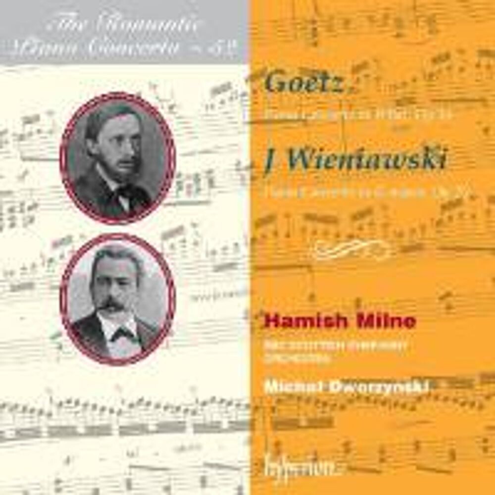 

Диск CD Goetz/Wieniawski:Piano Concerto/Piano Concerto - Milne