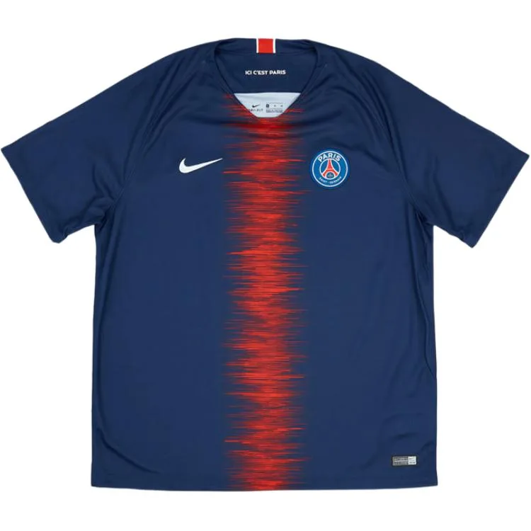Nike Футболка мужская синяя с круглым вырезом