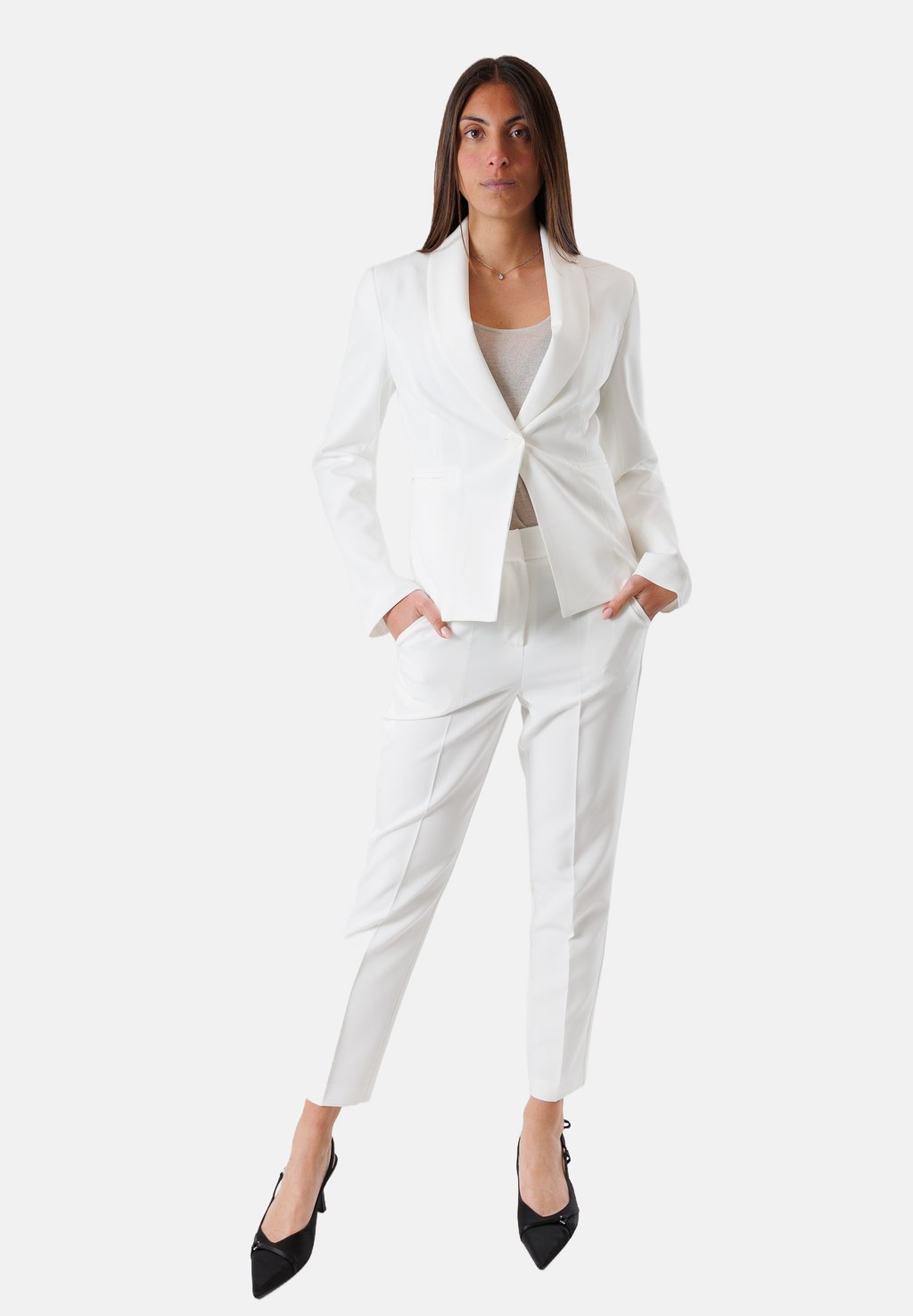 

Брюки TAILLEUR SET MESANGE, слоновая кость