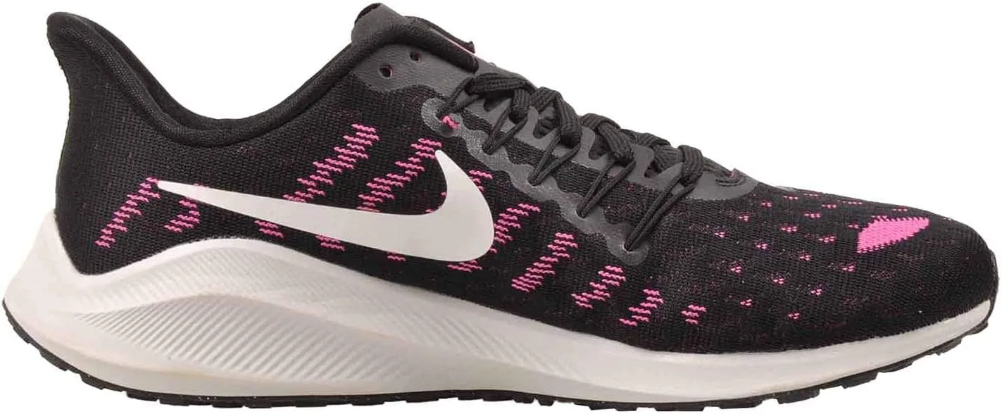 Мужские беговые кроссовки Nike Air Zoom Vomero 14, черный/розовый — фото 3