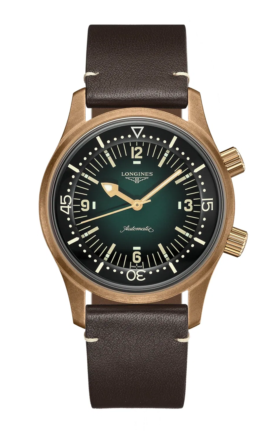 Часы LONGINES Legend Diver - L3.774.1.50.2, золотой