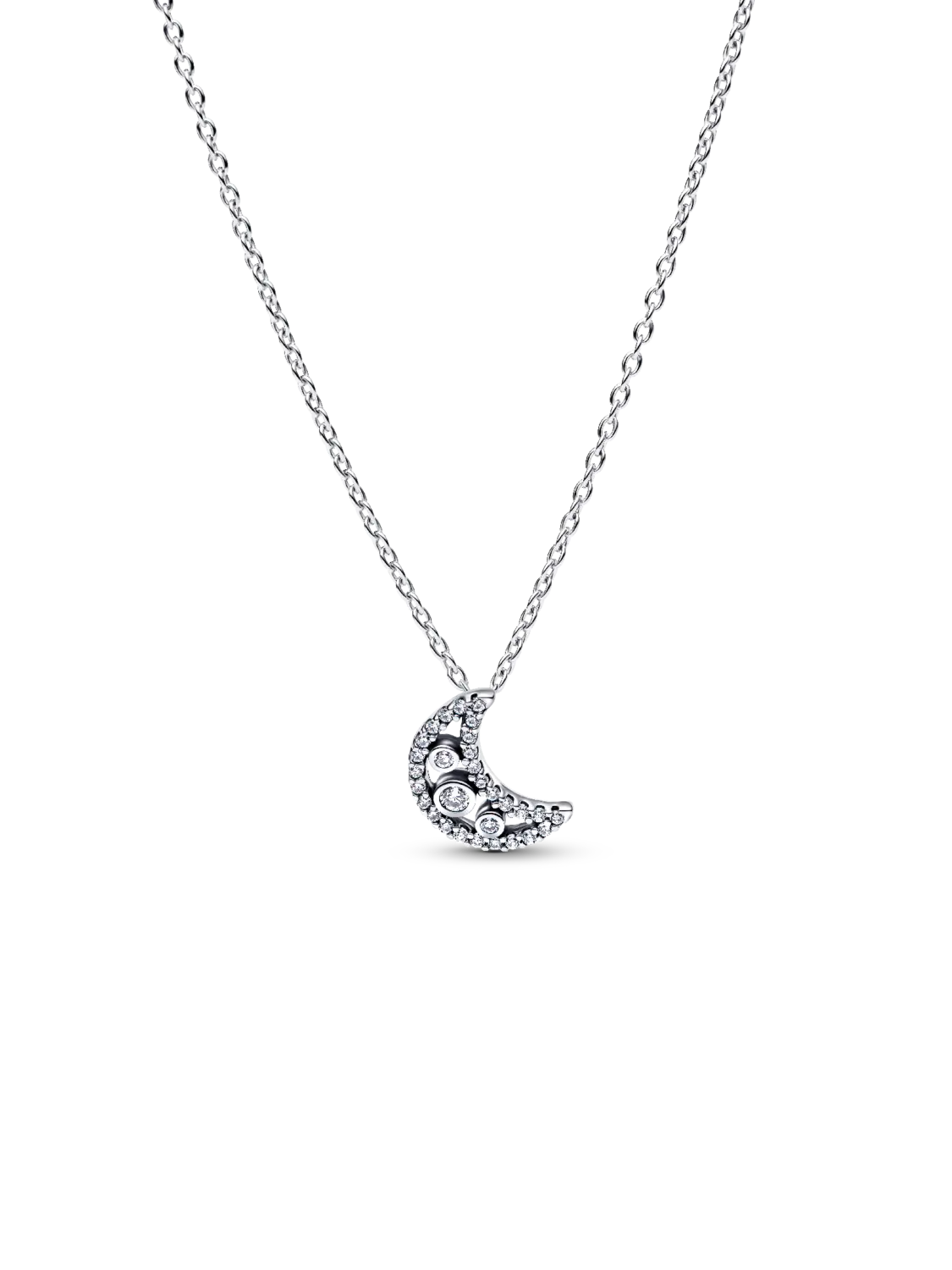 

Ожерелье с подвеской в виде полумесяца Pandora, серебро 925 пробы