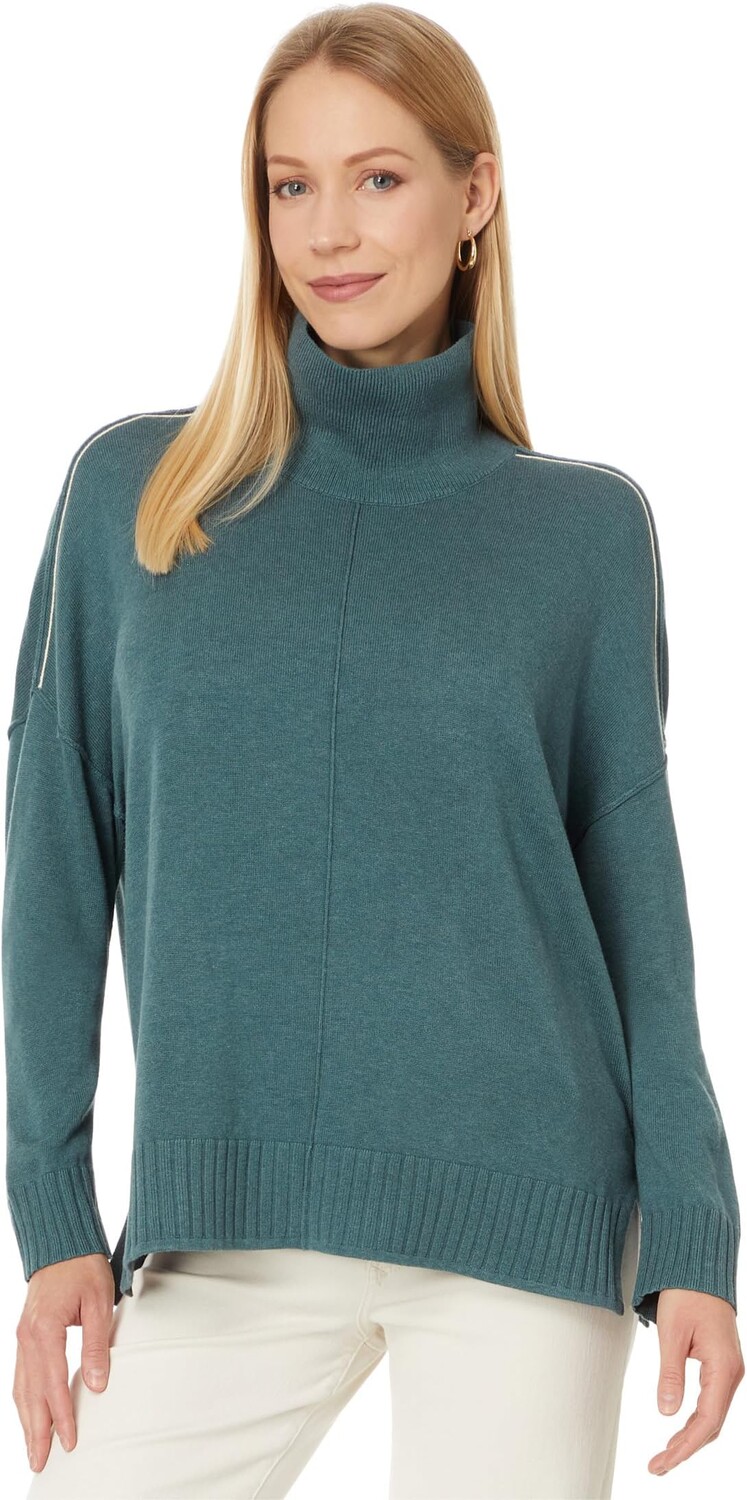 

Свитер Lilla P Relaxed Turtleneck Sweater, цвет Heron