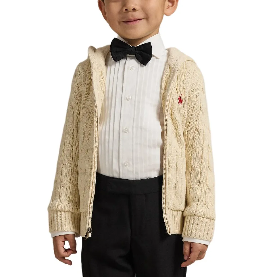 Свитер 2026 SS26 Kids' Polo Ralph Lauren, cream — фото 4