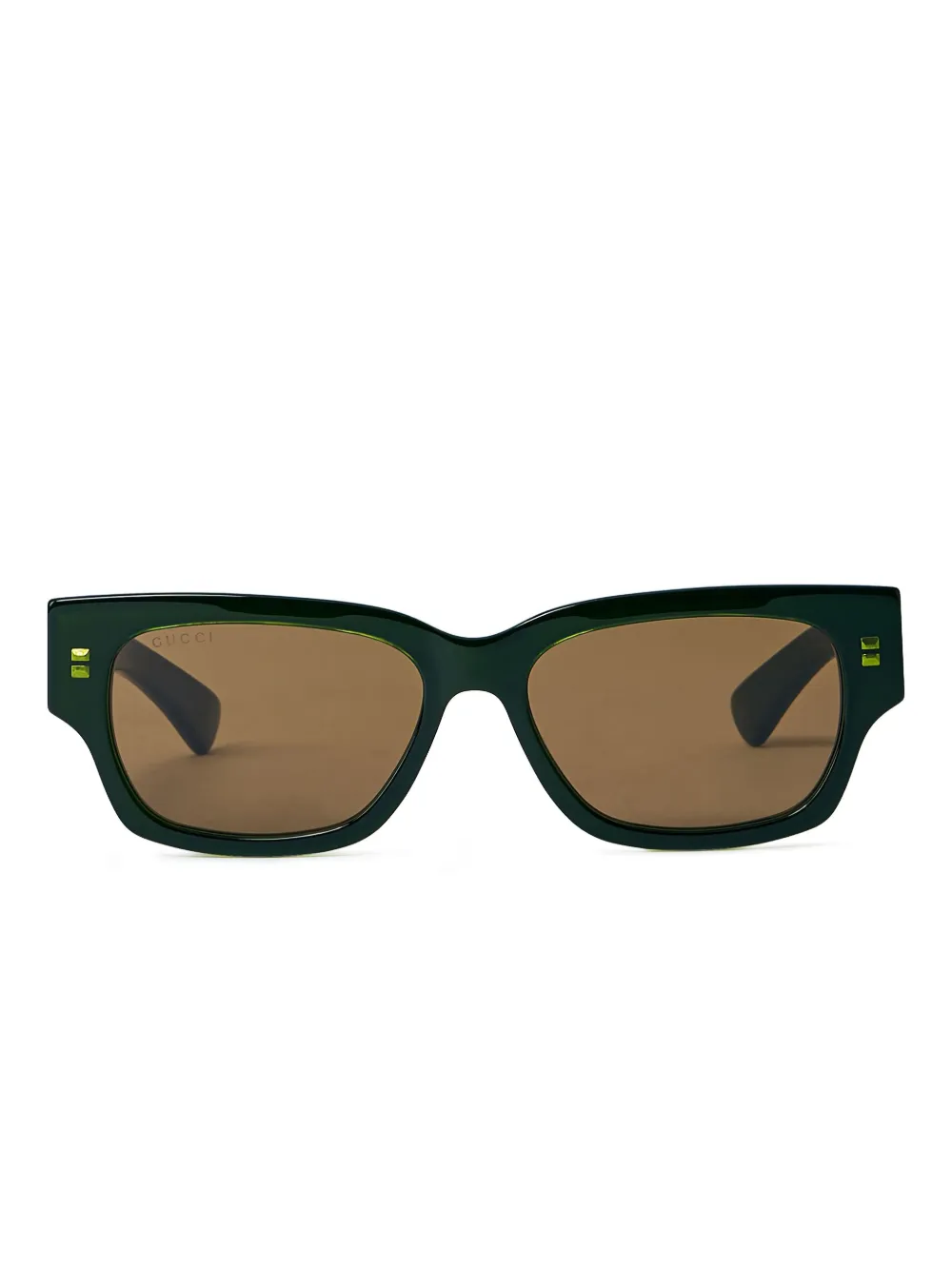 

Солнцезащитные очки в квадратной оправе Gucci Eyewear, черный