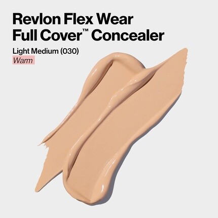 Revlon ColorStay Flex Wear Full Cover Несминающийся консилер с гиалуроновой кислотой и витамином Е 0,34 жидких унции 030 Светлый средний — фото 2