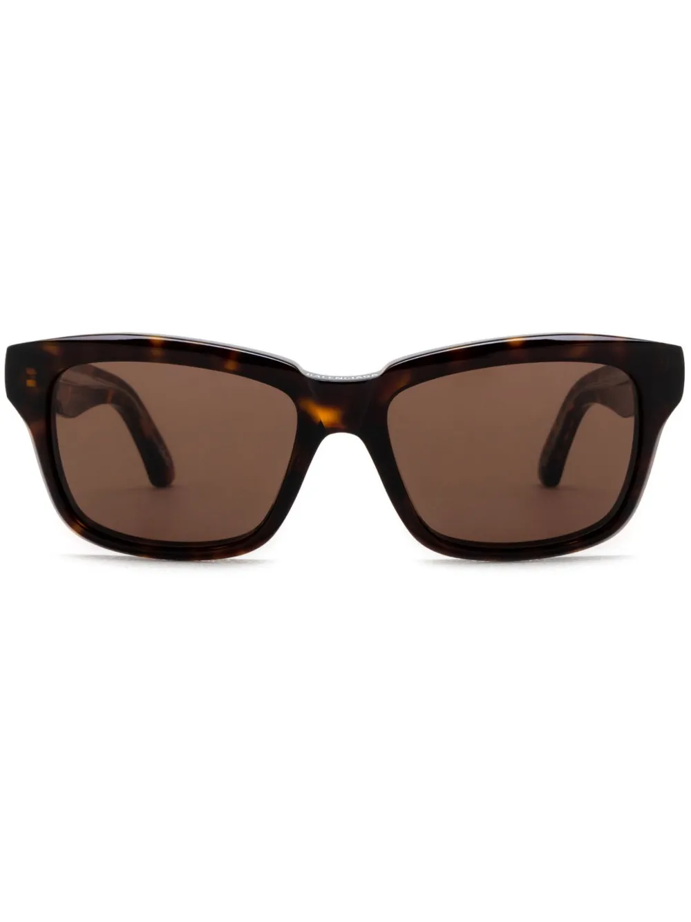 

Солнцезащитные очки в квадратной оправе Balenciaga Eyewear, коричневый