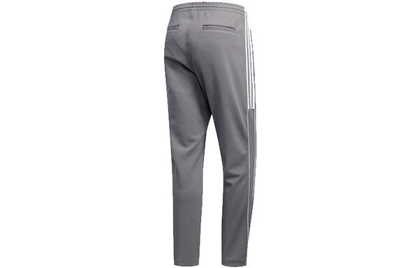 Спортивные штаны adidas 3-Stripe Collection Dobby Pant Casual Elastic Waistband Sports Long Pants Gray, серый — фото 2