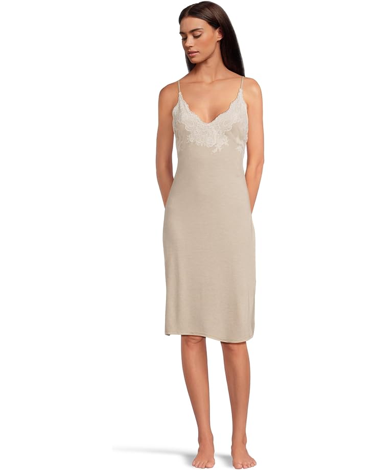 

Женская пижама Natori Luxe Shangri-La Slip, Heather Cashmere