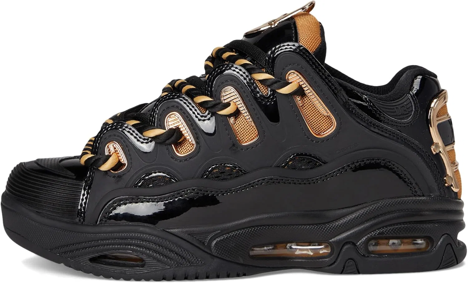 Кроссовки для скейтбординга D3 2001 Osiris, 25 Years/Black/Gold — фото 4