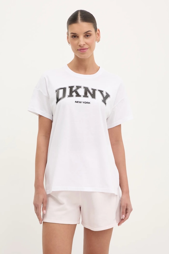 

Футболка из хлопка Dkny, белый