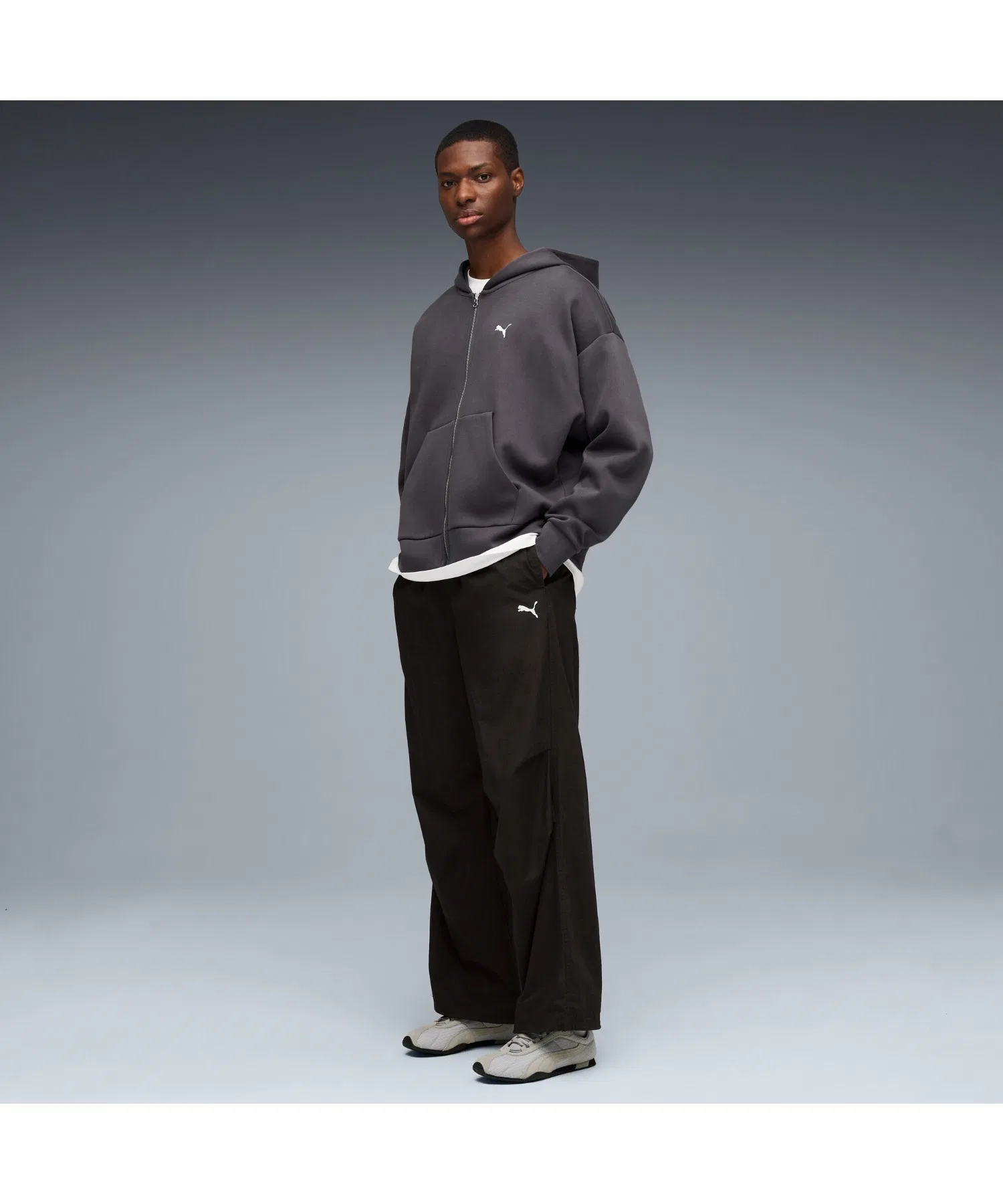 Унисекс зимние кроссовки PUMA H Street с геометрическим принтом зелёные — фото 2