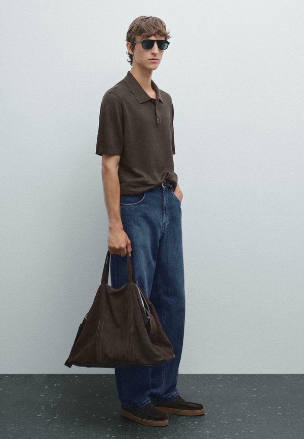 

Рубашка поло Massimo Dutti, серый