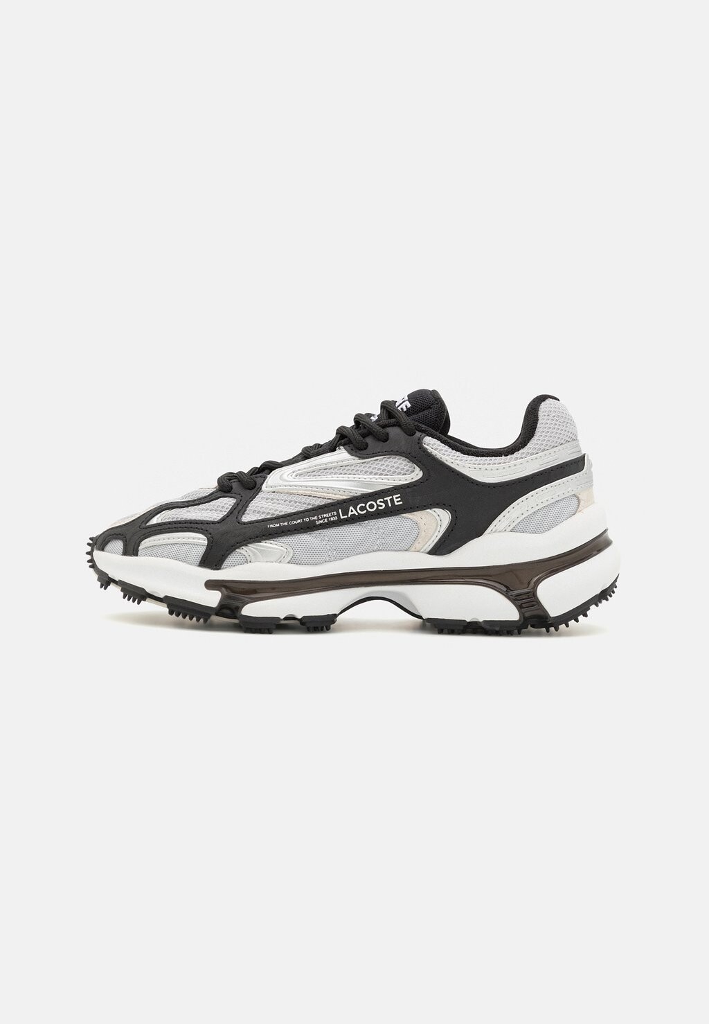 

Низкие кеды Lacoste, цвет grey/silver