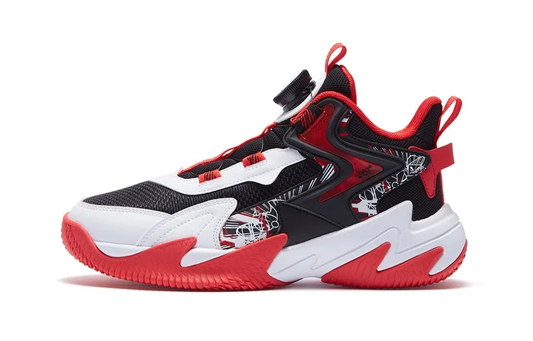361°KIDS Кроссовки для баскетбола Brave General Slip Resistant Black Red