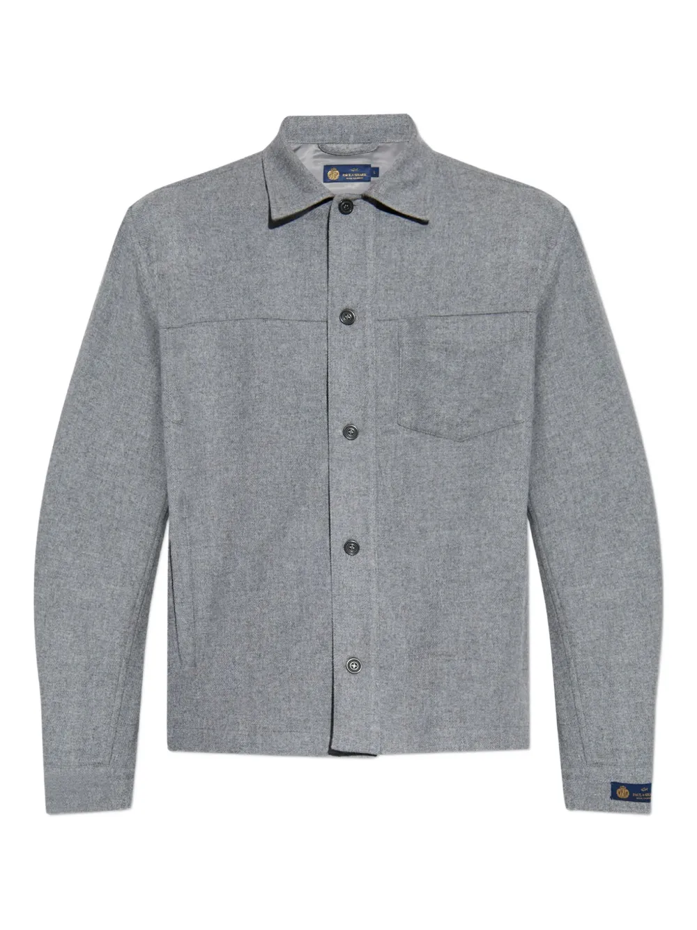 

Рубашка с накладными карманами Paul & Shark, серый