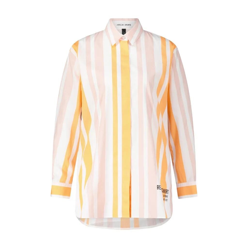 

Блузка рубашка с принтом Marc Cain, оранжевый