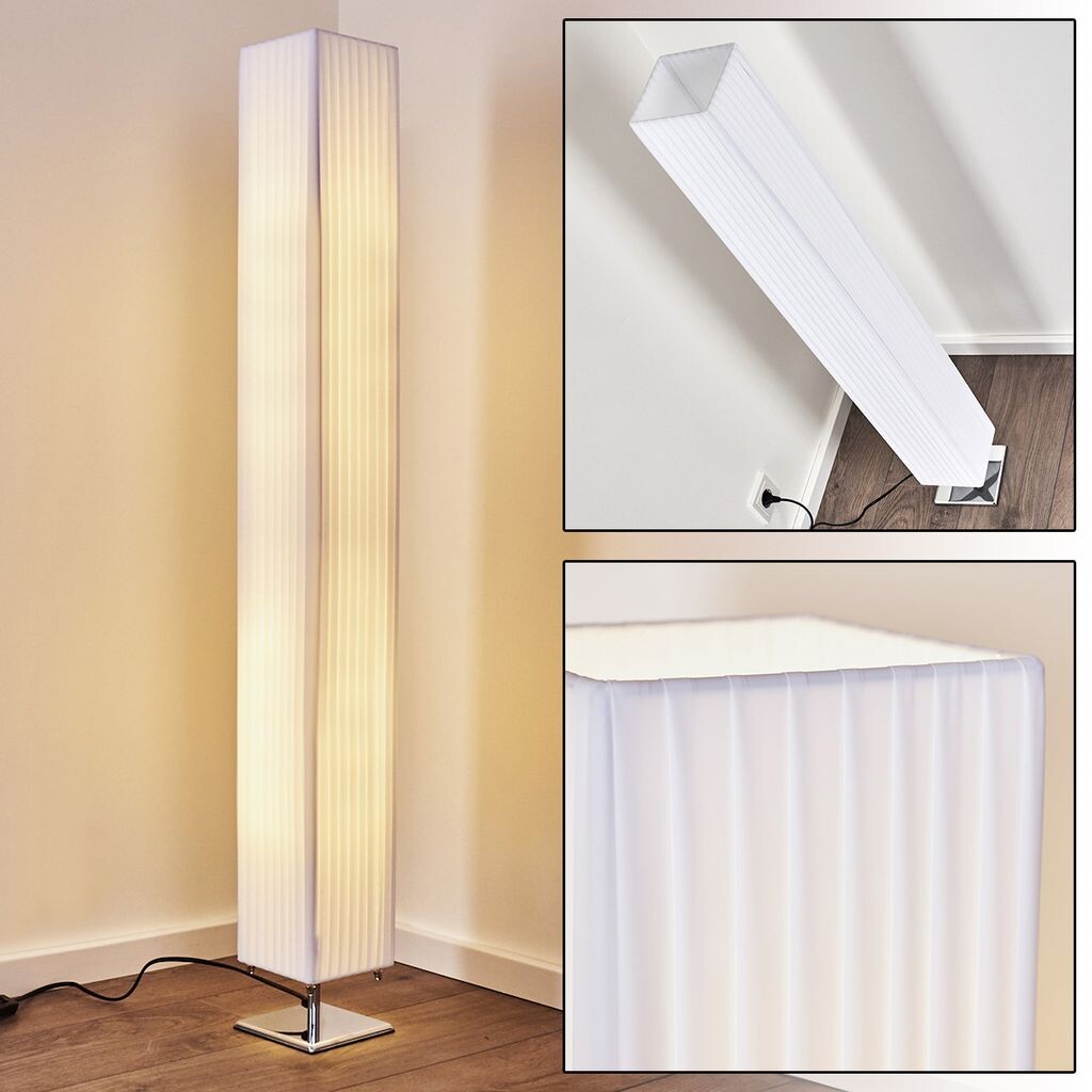 

»Aulla« современный торшер из текстиля/ткани белого цвета hofstein