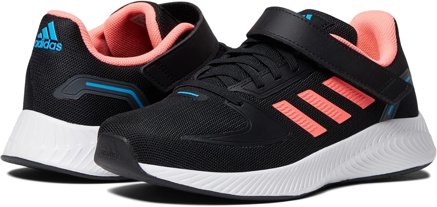 Кроссовки для бега adidas Unisex-Baby Runfalcon 2.0, черный/красный — фото 2